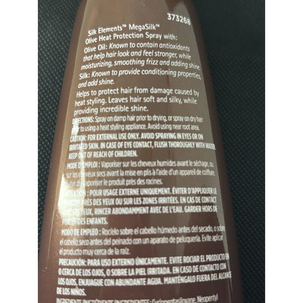 Silk Elements Megasilk Olive Heat Protection Spray - 8oz - Picture 4 of 4